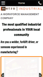 Mobile Screenshot of metroindustrialjobs.com